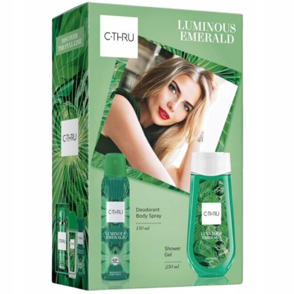 Luminous Emerald Zestaw Prezentowy Kosmetyków Damskich Żel + Deo