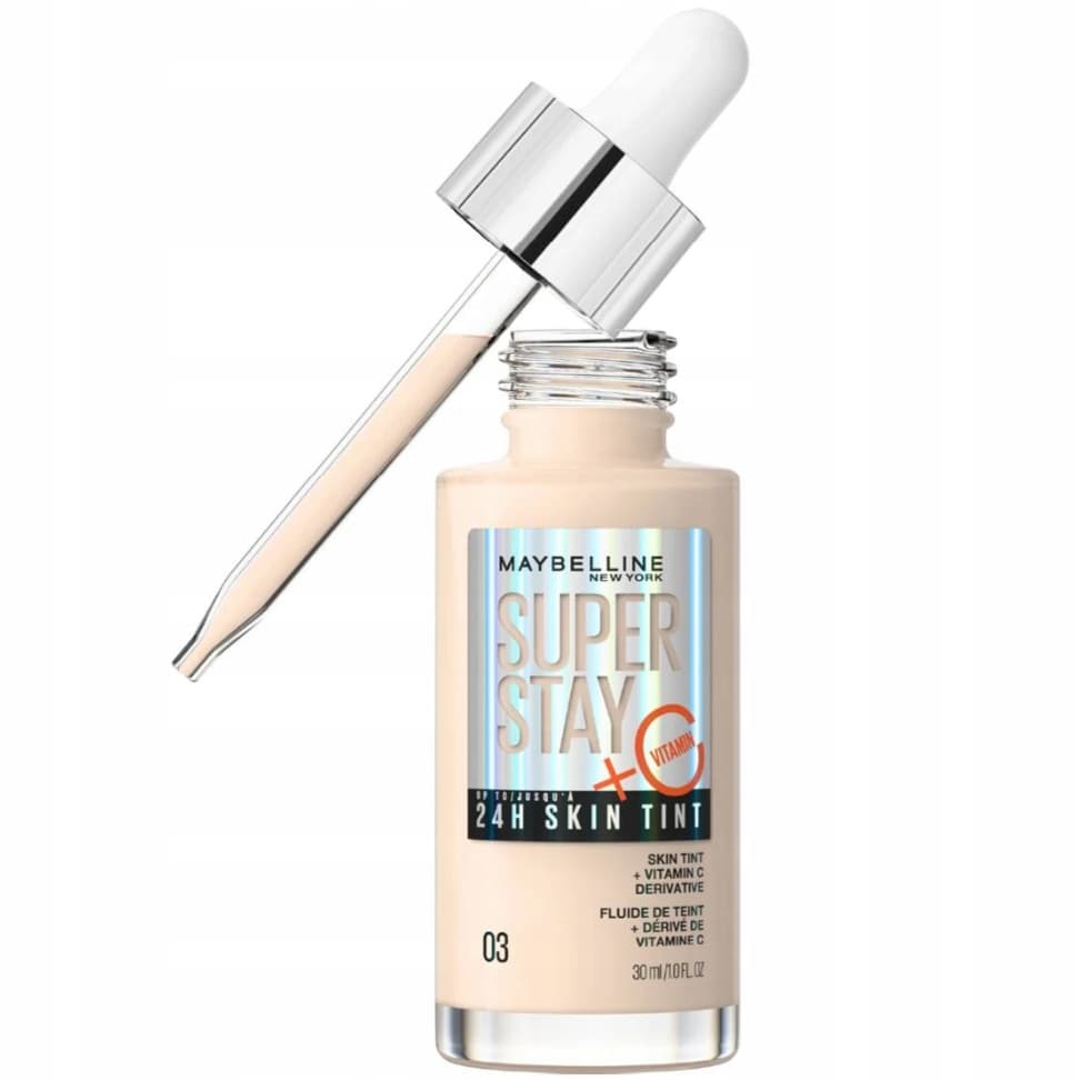 SUPER STAY 24H Skin Tint - Rozświetlający podkład z witaminą C - - 03