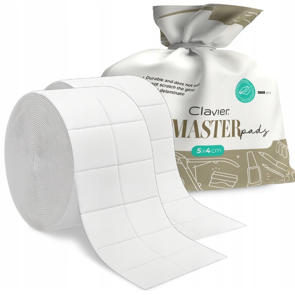 Master Pads Waciki Bezpyłowe w Rolce Manicure 12 Warstwowe