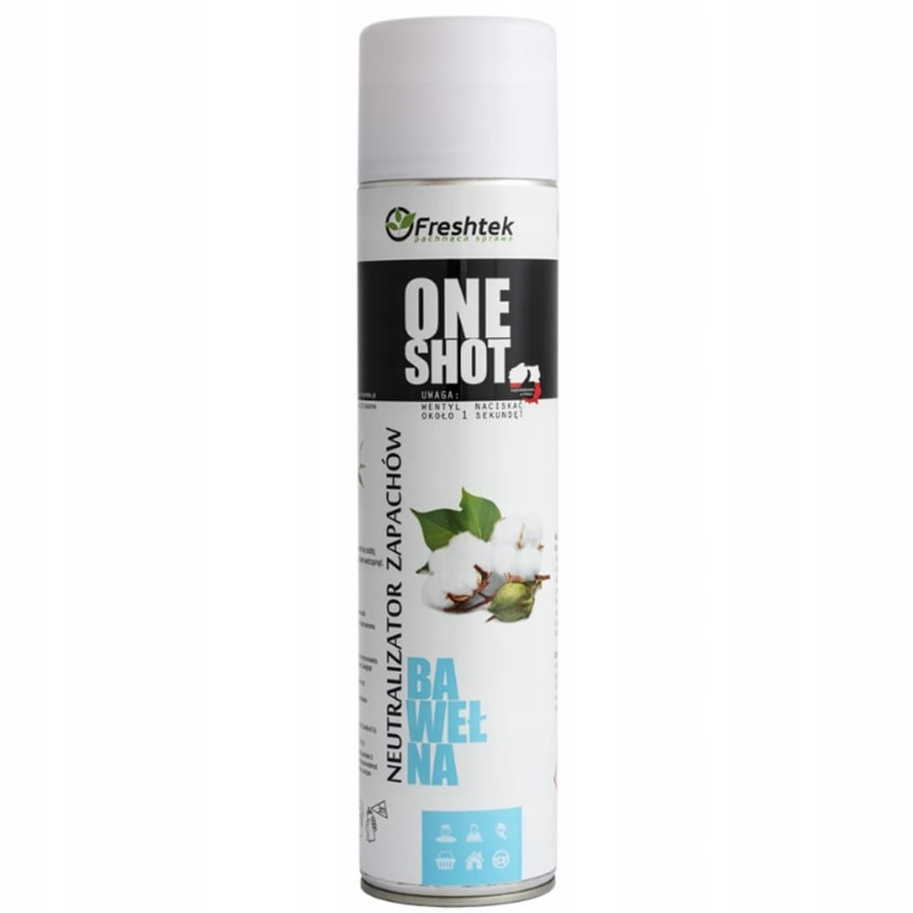 One Shot Neutralizator Zapachów Odświeżacz Powietrza Bawełna