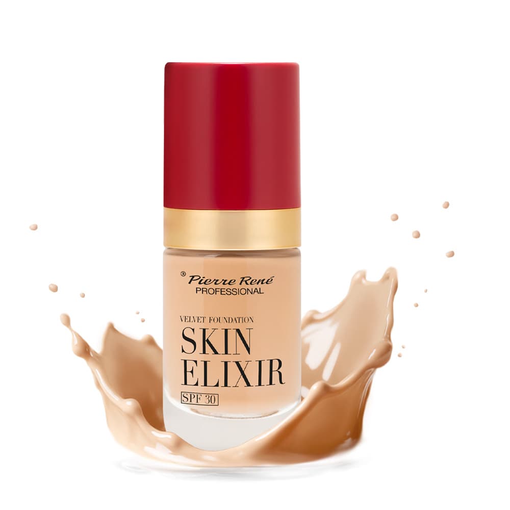 Rene Skin Elixir Matujący Podkład Do Twarzy SPF 30 Warm Nude 04