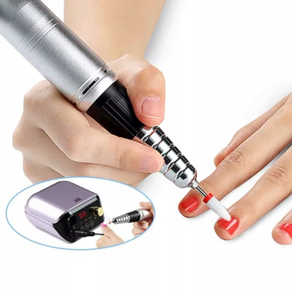 Frezarka Profesjonalna Do Paznokci Manicure Pedicure M1 LUX 45W + Frezy