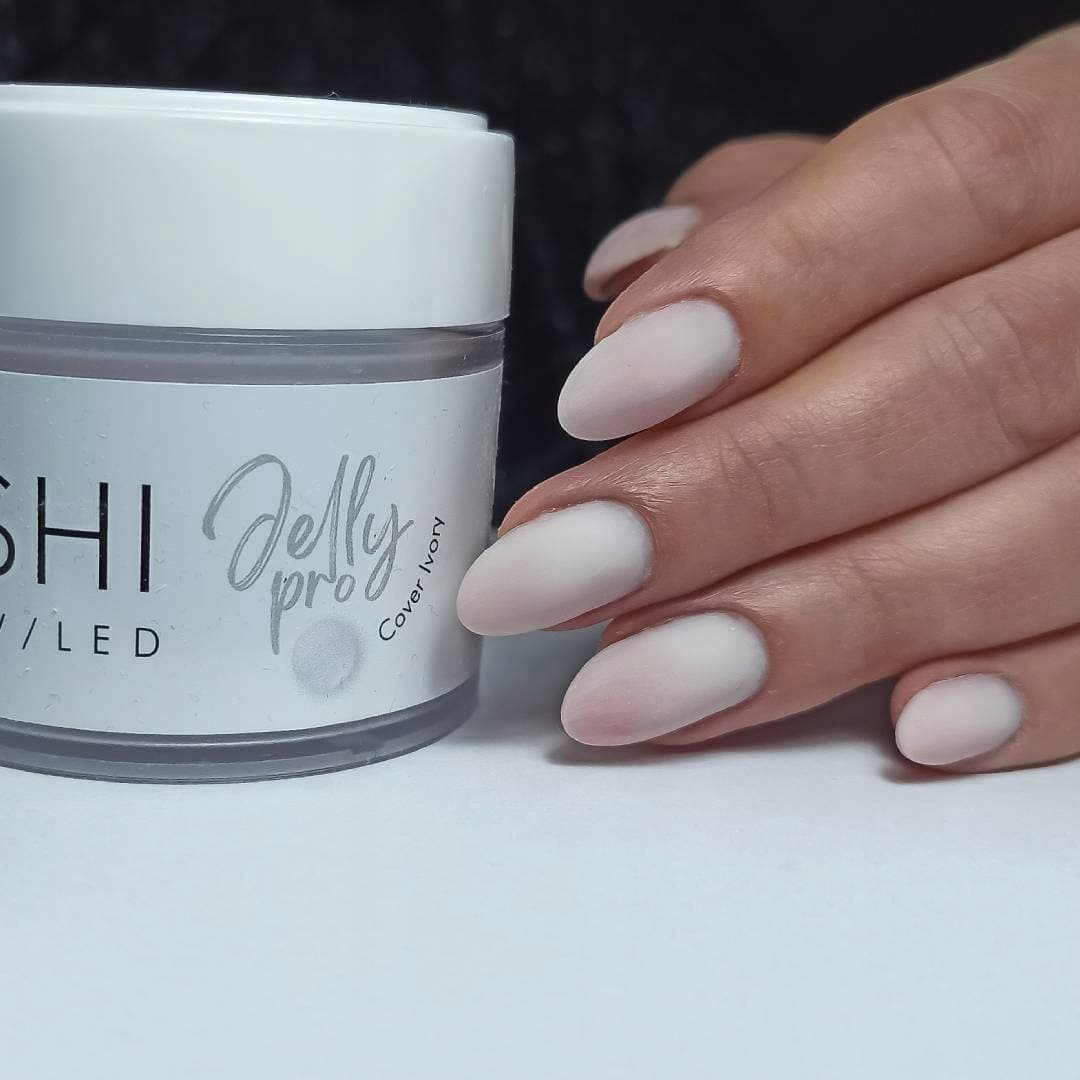 Żel Budujący UV LED Jelly Pro Cover Ivory Kryjący Biały Mleczny