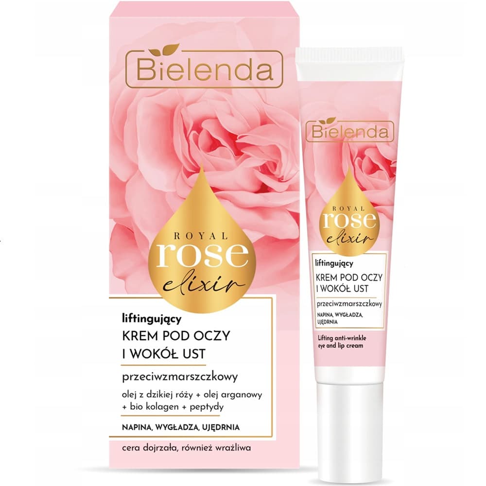 Zestaw Prezentowy Kosmetyków Royal Rose Elixir Krem + Krem p. Oczy