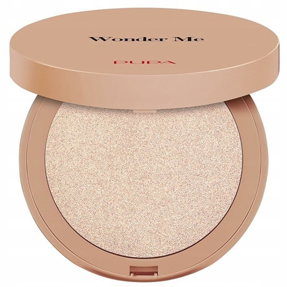 Pupa Wonder Me Rozświetlacz Do Twarzy w Kompakcie Złoty 101 Rose Gold