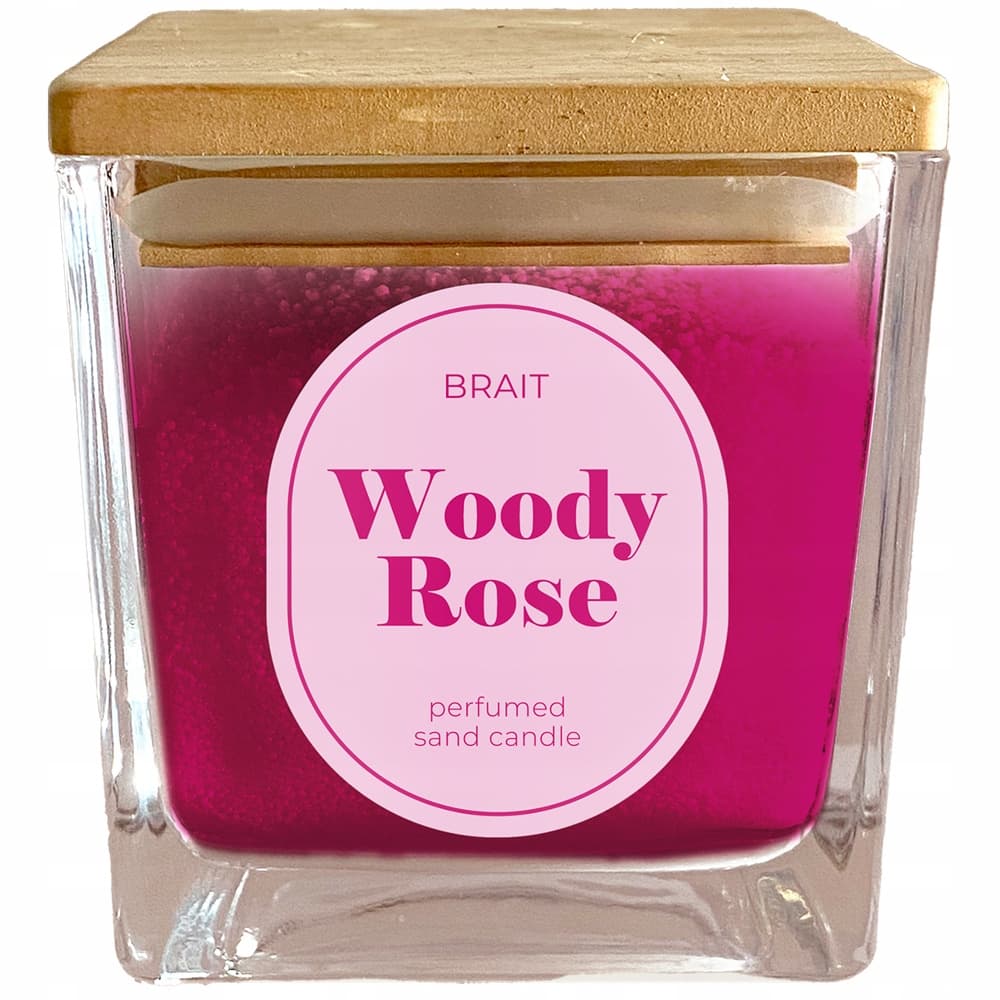 Świeca Zapachowa Piaskowa Aromaterapia Woody Rose Drzewo Różane