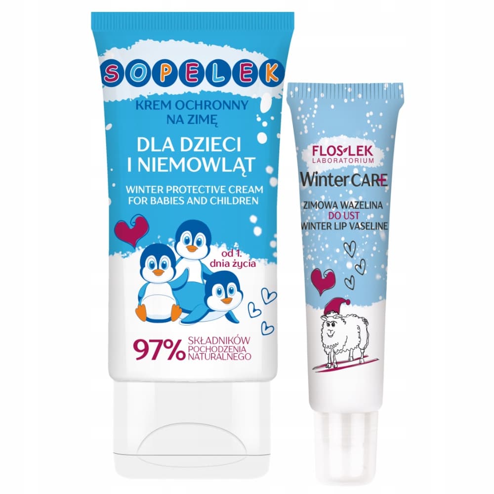 Floslek Winter Care Kids Zestaw Prezentowy Kosmetyków Dla Dzieci Od 1 Dnia