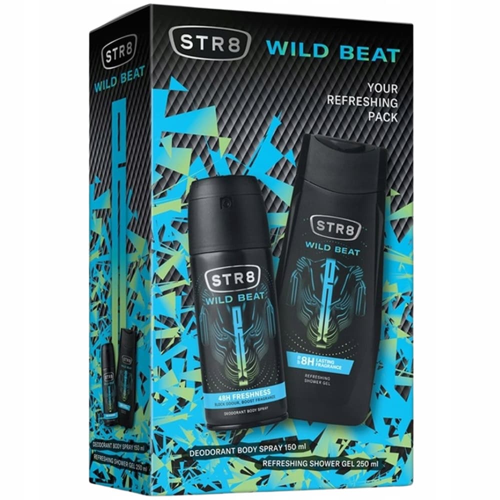 Wild Beat Zestaw Prezentowy z Kosmetykami Dla Mężczyzn Żel Dezodorant