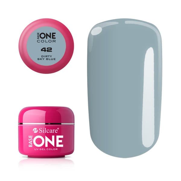 Base One Żel UV 42 Dirty Sky Blue