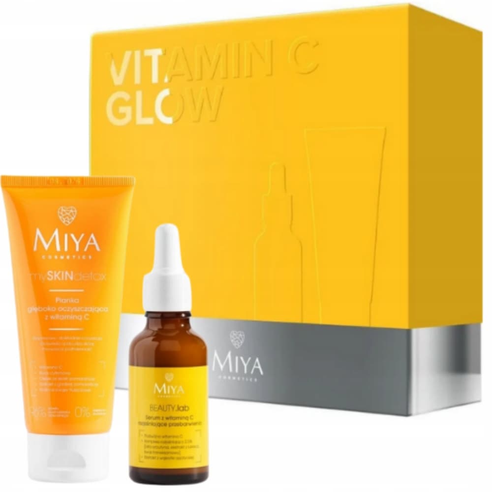 Vitamin C Glow Zestaw Prezentowy Kosmetyków Damskich Serum Pianka