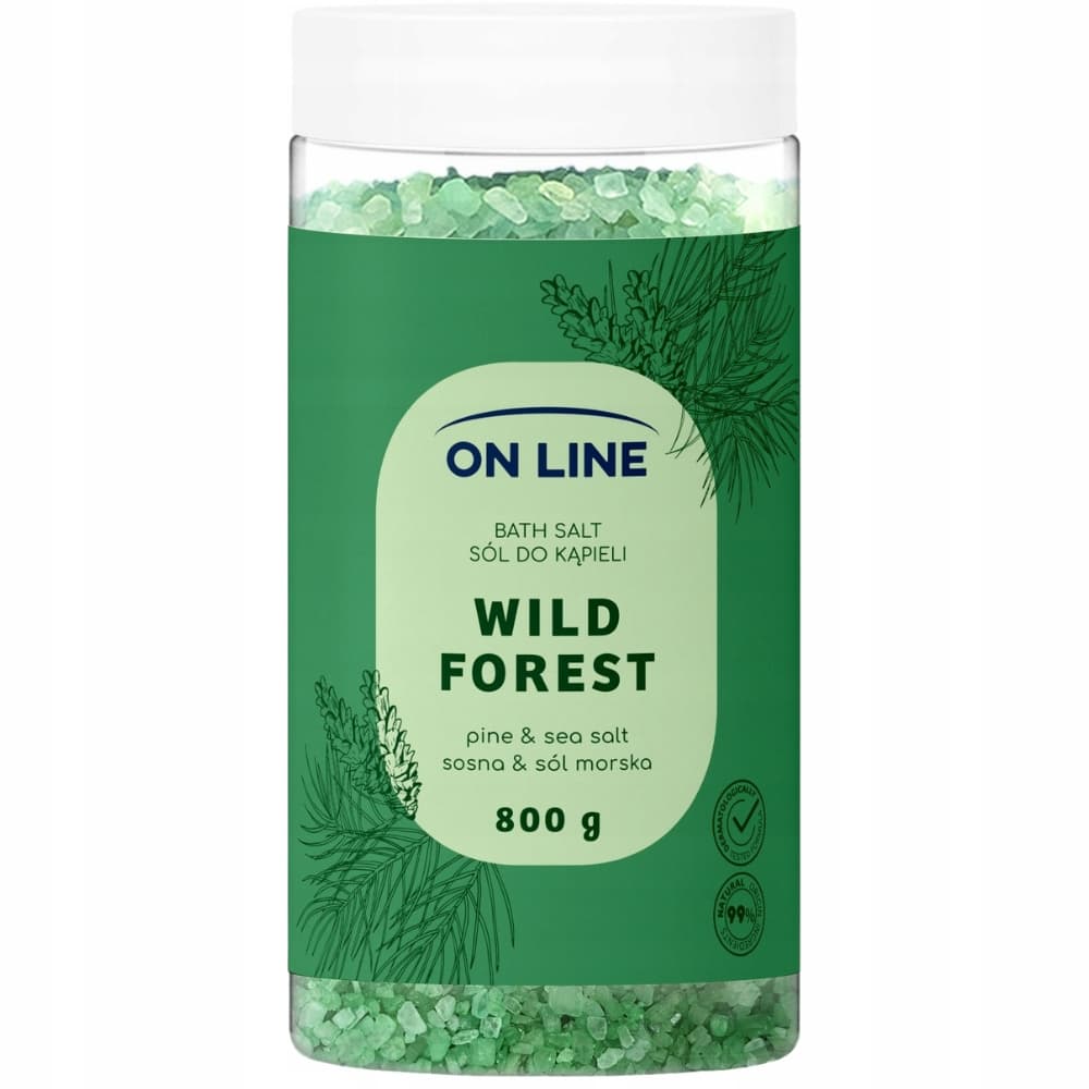 Relaksująca Pielęgnująca Sól Do Kąpieli Sosna Wild Forest