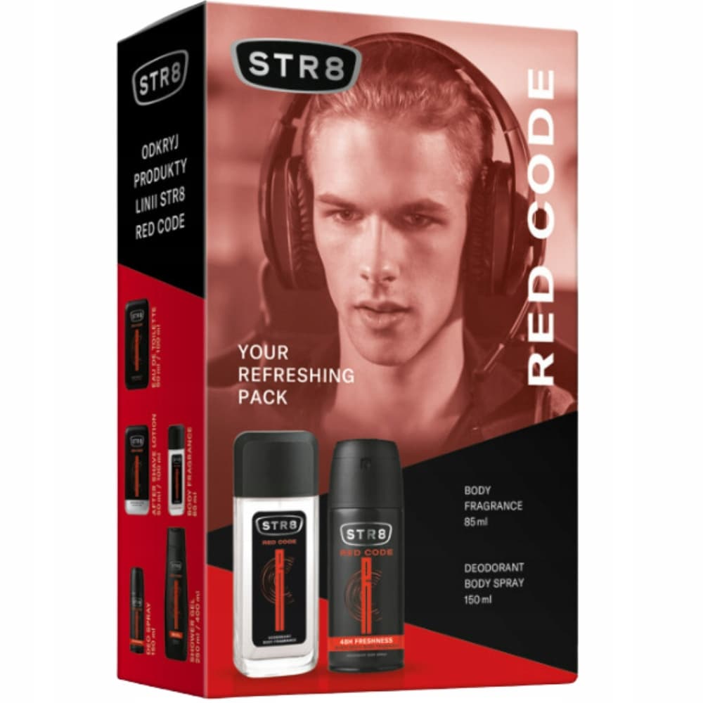 Red Code Zestaw Prezentowy z Kosmetykami Dla Mężczyzn DNS + Dezodorant