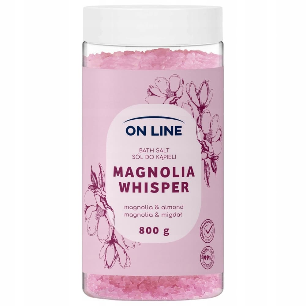 Relaksująca Sól Do Kąpieli Magnolia Whisper Mleczko Migdałowe