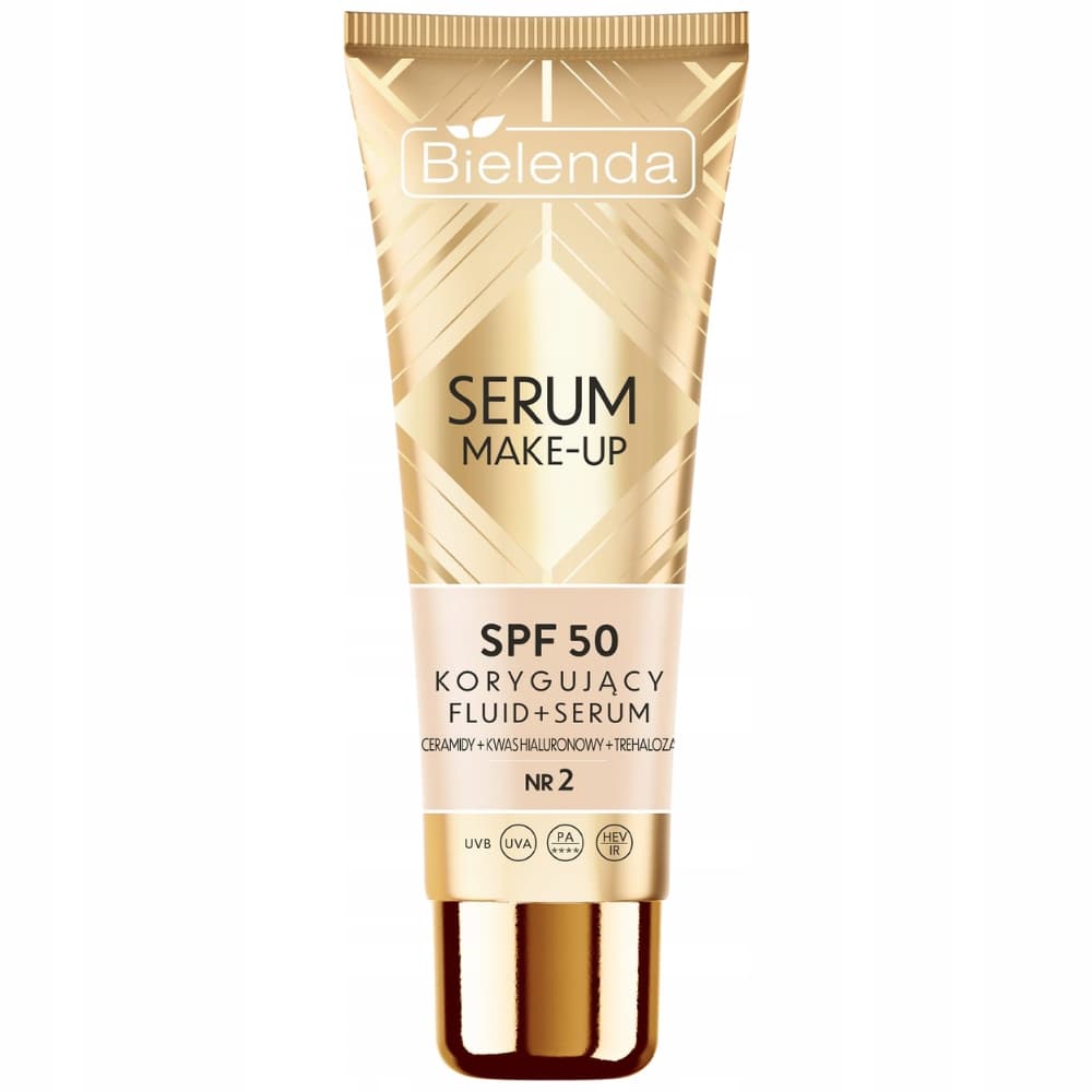 Serum Make-Up Korygujący Fluid Podkład Do Twarzy SPF 50 nr 2