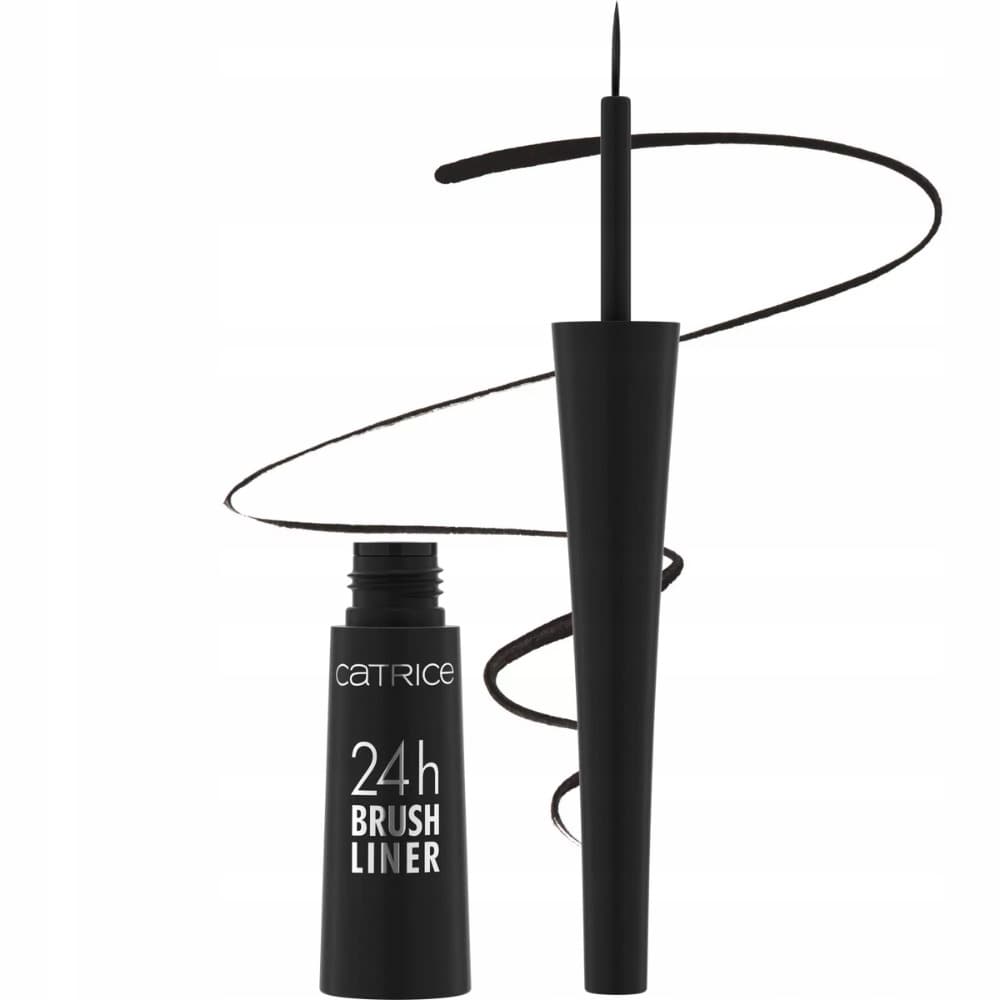 Brush Liner Wodoodporny Eyeliner w Pędzelku Czarny 010 Ultra Black
