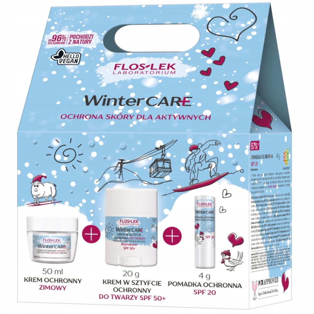 Floslek Winter Care Zestaw Prezentowy z Kosmetykami Do Twarzy Dla Aktywnych