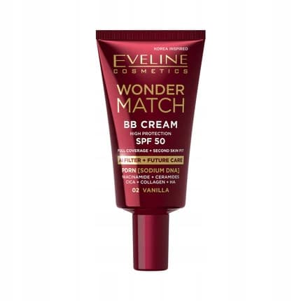 Wonder Match - BB Cream SPF50 - Krem BB do twarzy - - 02 Vanilla
