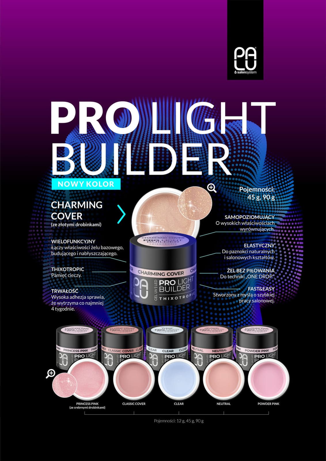Pro Light Builder Gel UV/LED Żel Budujący Charming Cover Perłowy