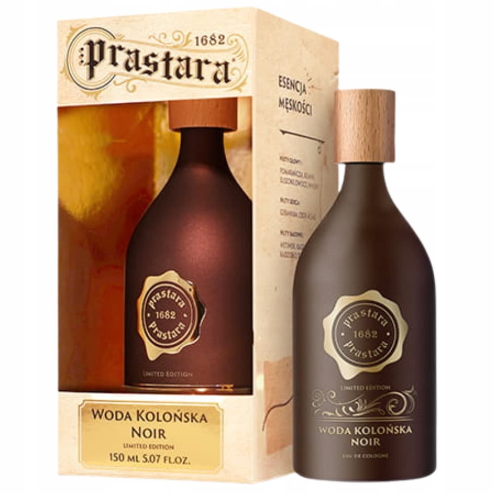 Prastara Woda Kolońska Dla Mężczyzn Noir Limited Edition Elegancka