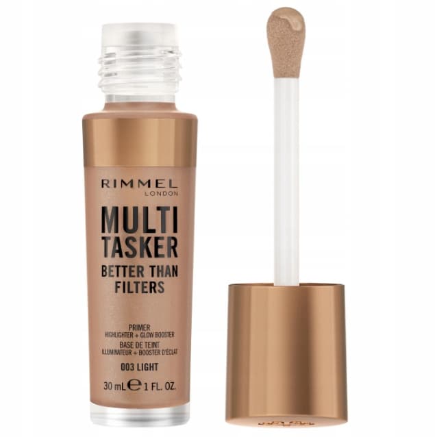 Rimmel Multi-Tasker Better Than Filters rozświetlająca baza do ujednolicenia kolorytu skóry odcień 003 Light