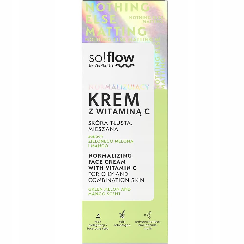 Flow Normalizujący Krem Do Twarzy z Witaminą C Tłusta Mieszana