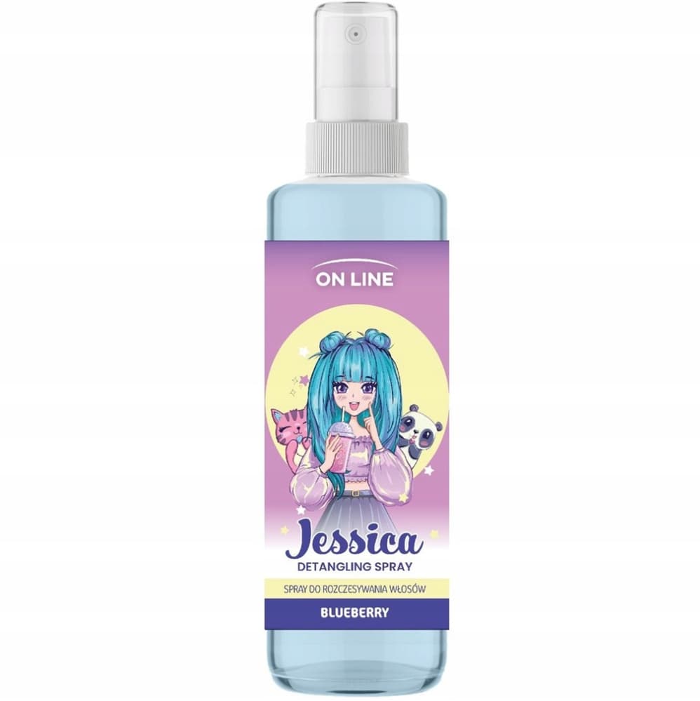 Spray Ułatwiający Rozczesywanie Włosów Dla Dzieci Jagodowy