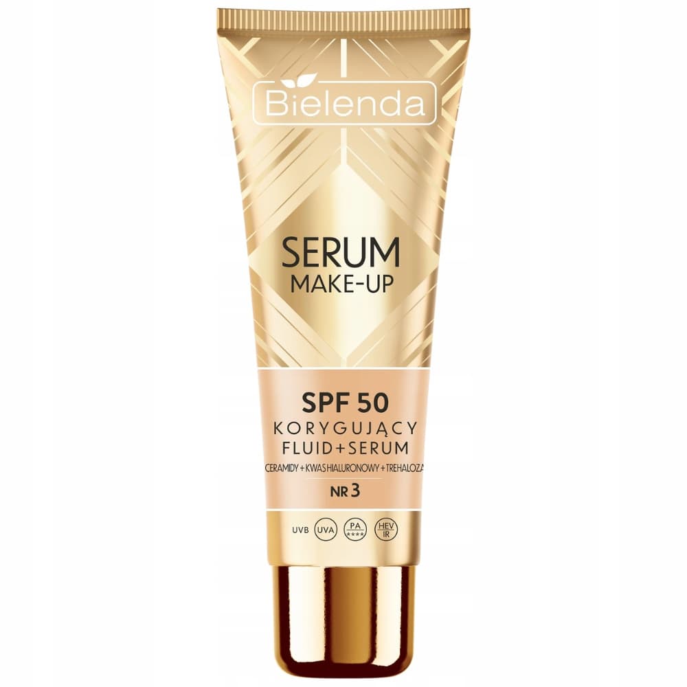 Serum Make-Up Korygujący Fluid Podkład Do Twarzy SPF 50 nr 3