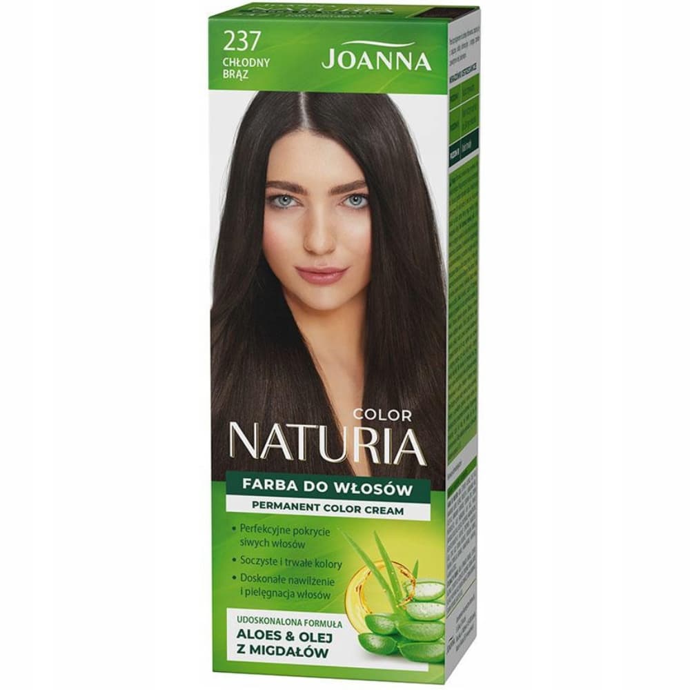 Naturia Color Nawilżająca Farba Do Włosów Aloes 237 Chłodny Brąz
