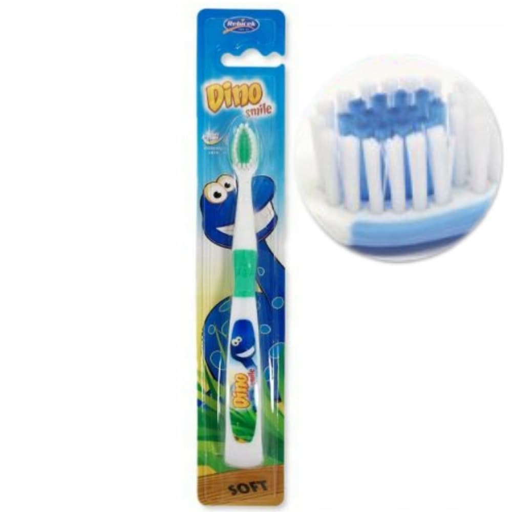 Manualna Szczoteczka Do Zębów Dla Dzieci Dino Smile M48 Soft Miękka