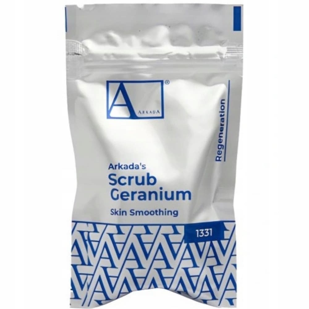 Oczyszczający Peeling Cukrowy z Pestkami Moreli Olejek Geranium