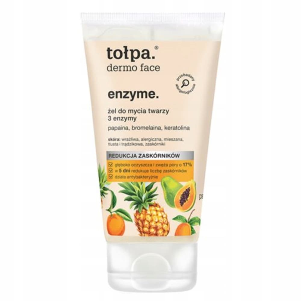 Dermo Face Enzyme. 3 Enzymy Oczyszczający Żel Do Mycia Twarzy Ananas