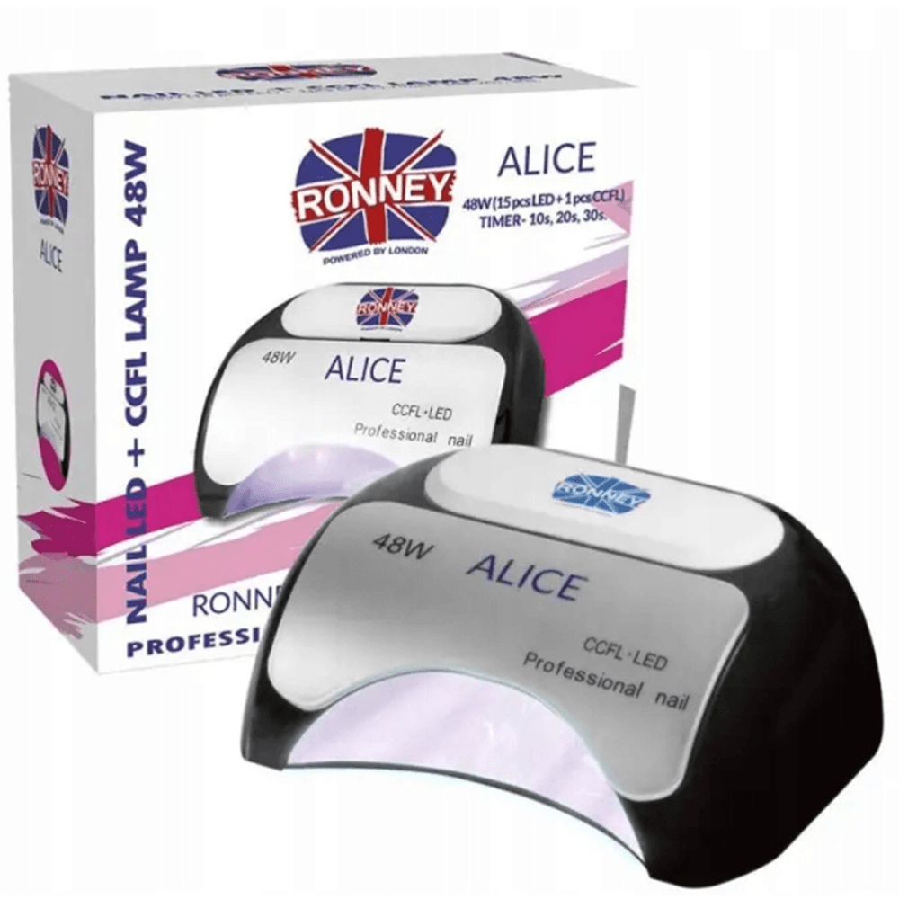 Alice Profesjonalna Lampa do Paznokci LED UV CCFL Mocna do Żeli 48W