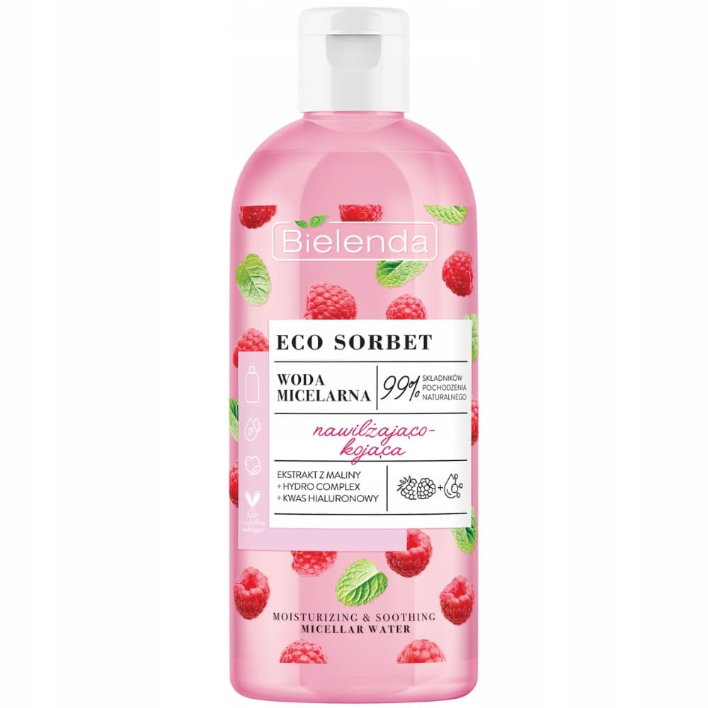 Eco Sorbet Malinowa Nawilżająco Kojąca Woda Micelarna