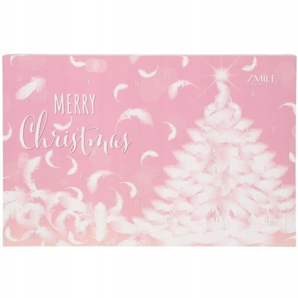 Traditional Pink Fluffy Kalendarz Adwentowy Zestaw 24 Kosmetyków
