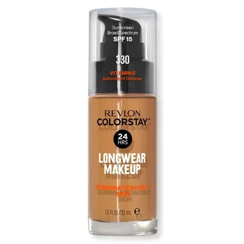Cosmetics ColorStay™ SPF 15 długotrwały podkład matujący do skóry tłustej i mieszanej odcień 330 Natural Tan