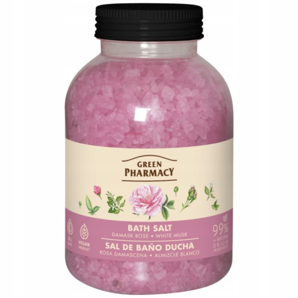 Damask Rose & White Musk Bath Salt relaksująca sól do kąpieli
