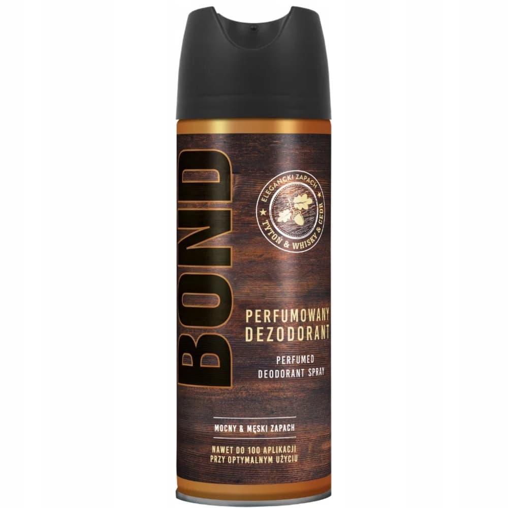 PharmaCF Bond Tytoń Whisky Cedr Perfumowany Męski Dezodorant Spray