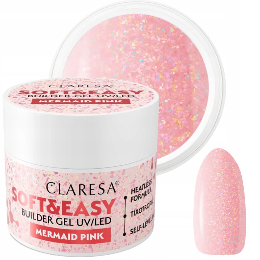 Soft Easy Builder Gel Żel Budujący Mermaid Pink Mlecznoróżowy
