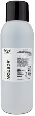 Aceton Kosmetyczny Remover Hybrydy Manicure Stylizacja Paznokci