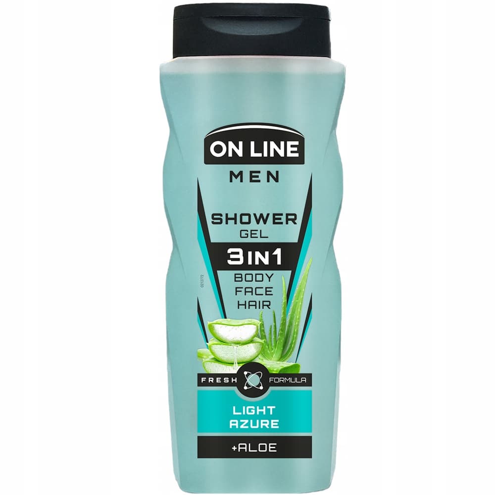 Men Męski Żel Pod Prysznic 3w1 Twarz Ciało Włosy Light Azure