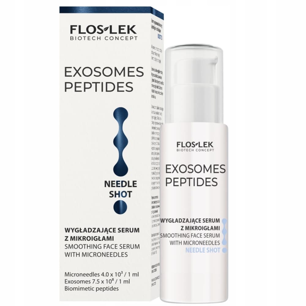 Floslek Biotech Exosomes Peptides Needle Serum Do Twarzy z Mikroigłami