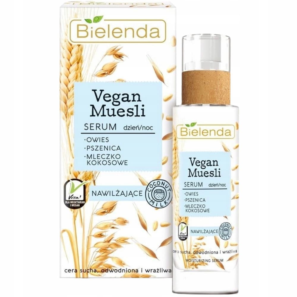 Vegan Muesli Nawilżające Serum Do Twarzy Mleczko Kokosowe