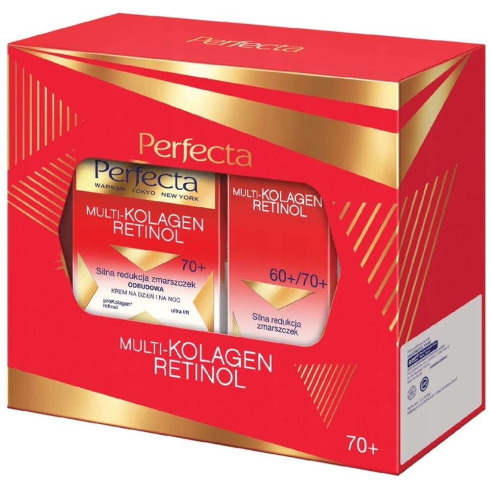 MultiKolagen Retinol Zestaw Kosmetyków Krem Pod Oczy Do Twarzy 70+