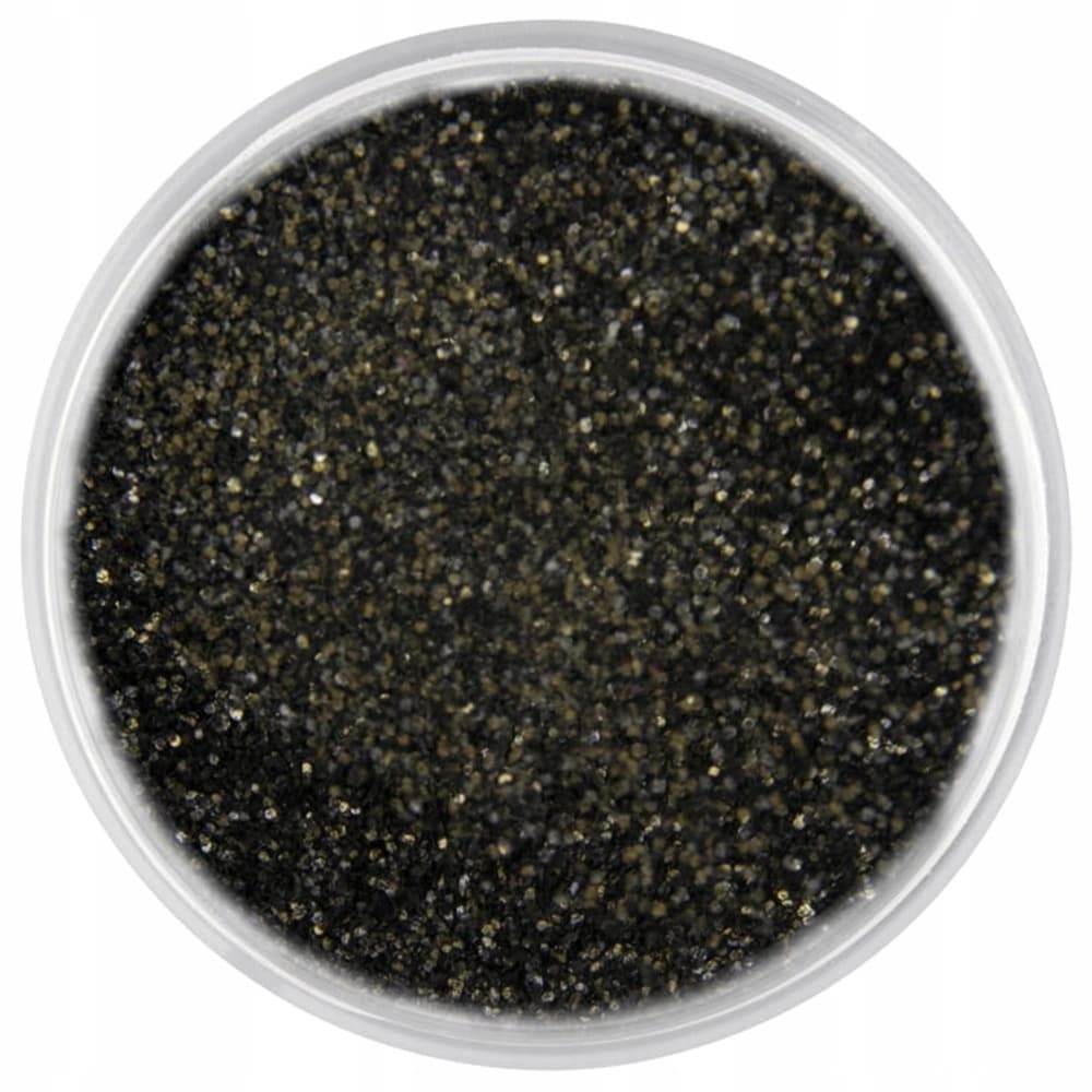 Czarny Pyłek Do Paznokci Hybrydowych Zdobień Quartz 2 Black