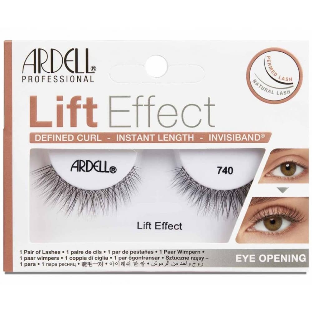 Sztuczne Rzęsy Na Pasku Efekt Laminacji Czarne Lift Effect 740