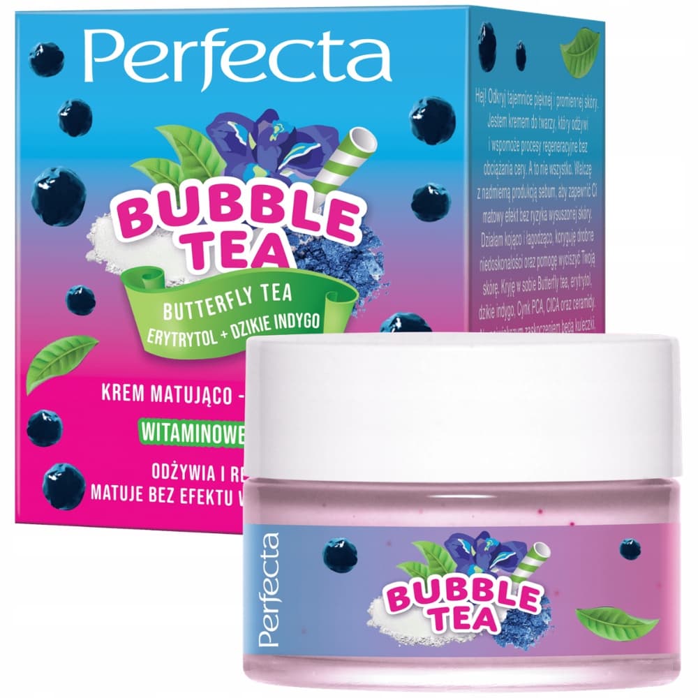 Bubble Tea Krem Do Twarzy Matująco Regenerujący Erytrytol