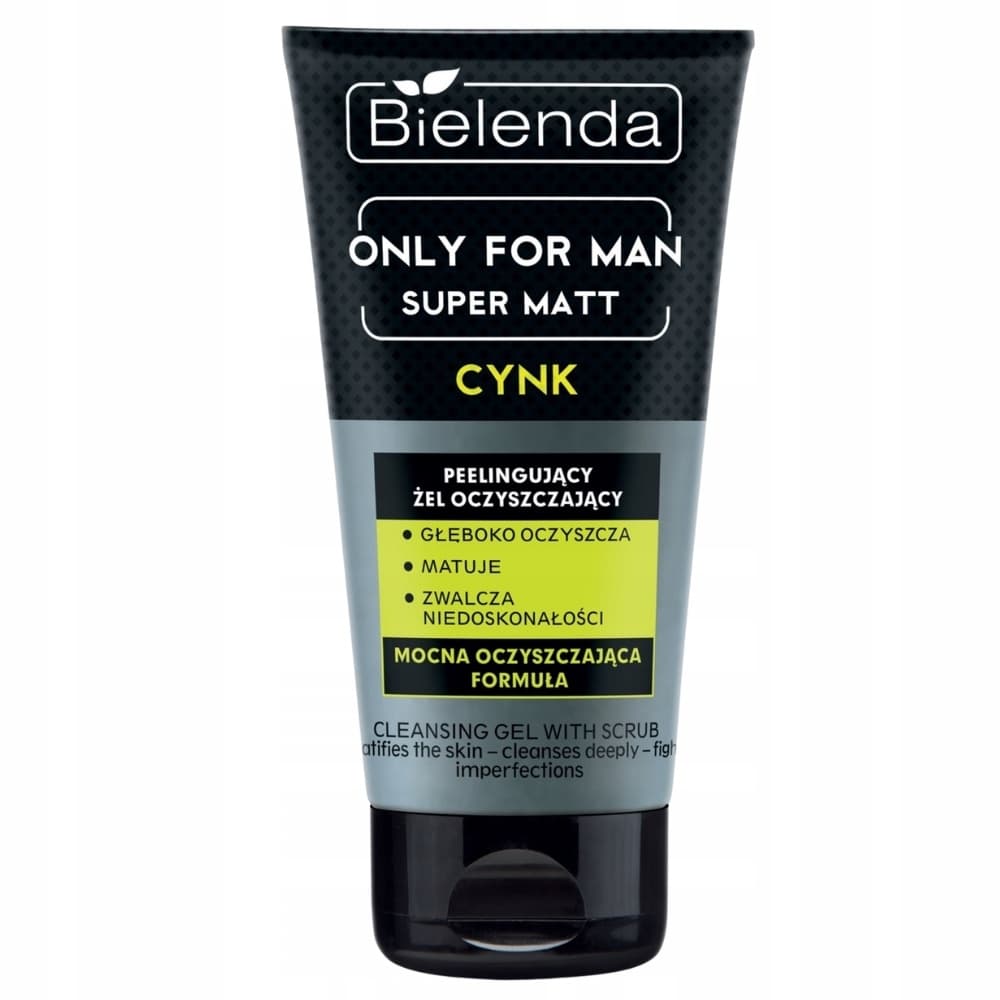 Only For Man Super Matt Męski Peeling Żel Do Mycia Twarzy