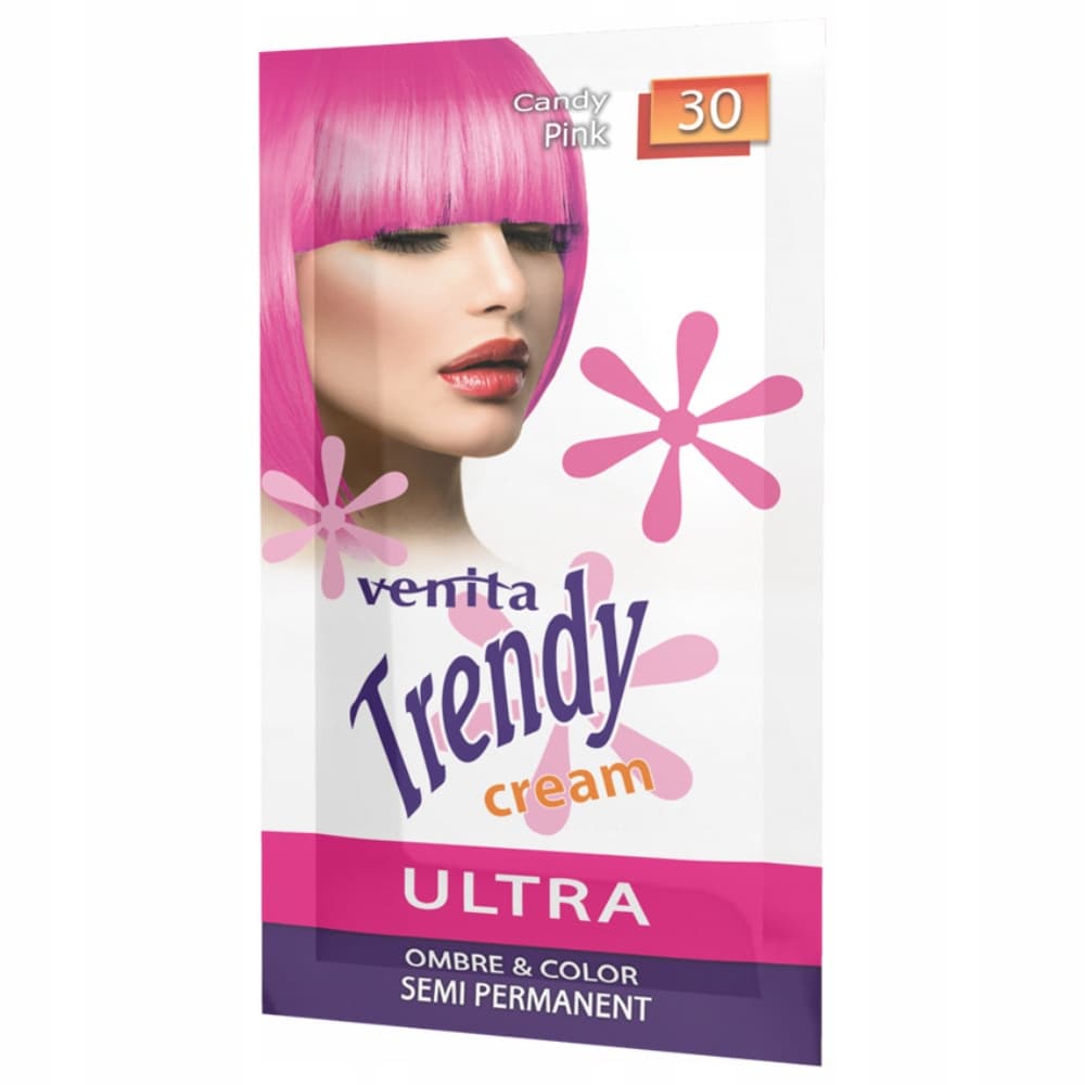 Trendy Cream Ultra Kremowy Toner Do Włosów 30 Candy Pink