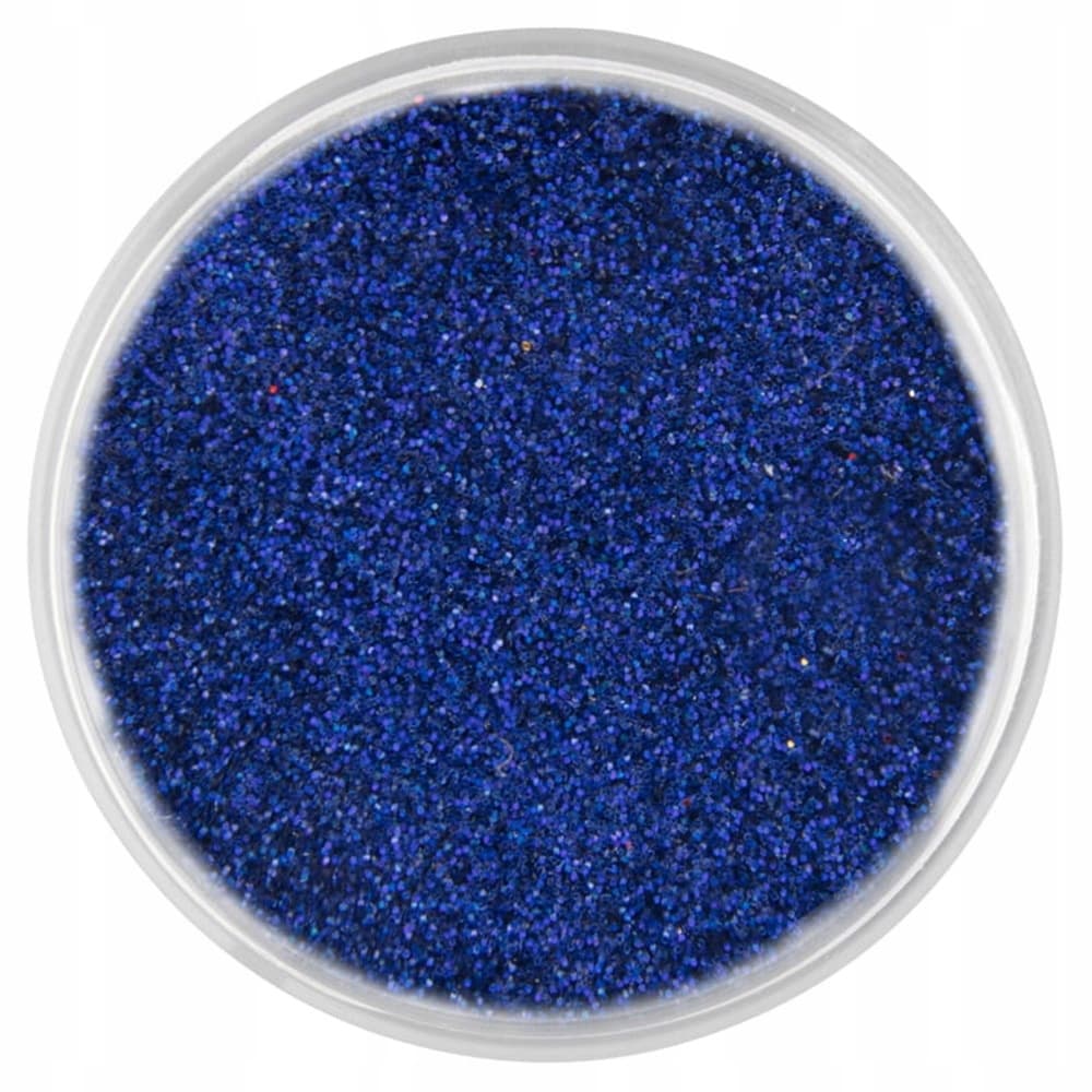 Granatowy Pyłek Do Paznokci Hybrydowych Zdobień Quartz 9 Blue