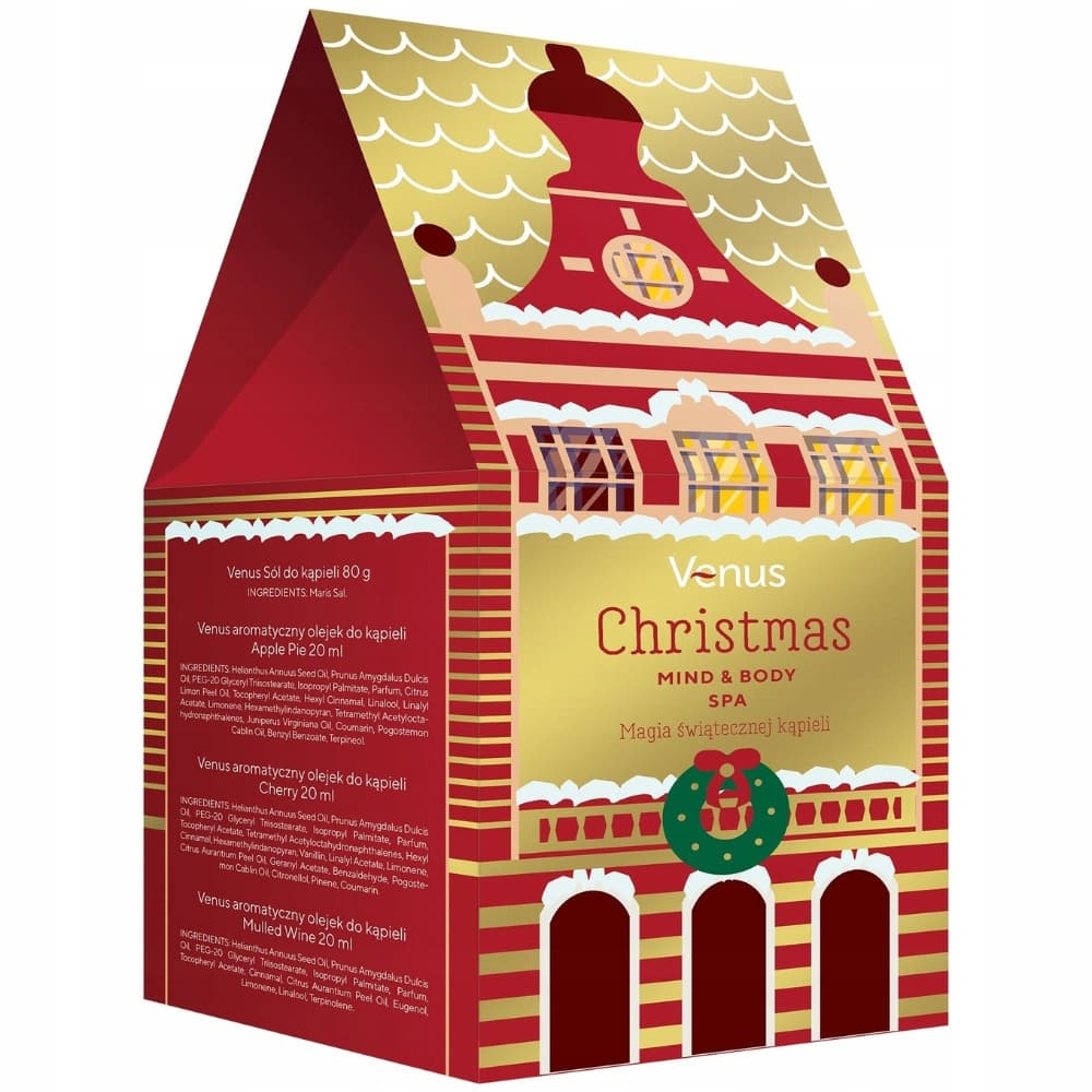 Christmas Mind Body Zestaw Prezentowy Kosmetyków 3x Olejek Do Kąpieli